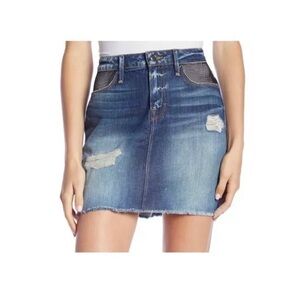 NWOT GOOD AMERICAN Fishnet Mini Skirt